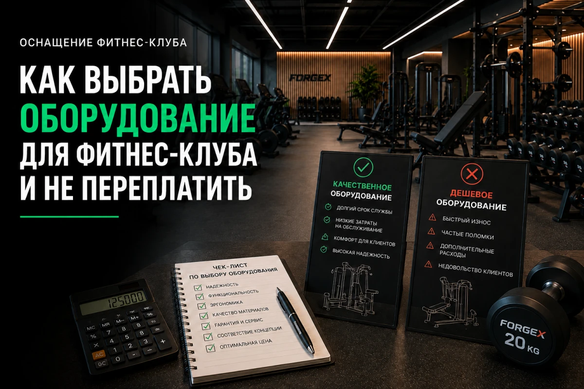 Как выбрать оборудование для фитнес-клуба и не переплатить